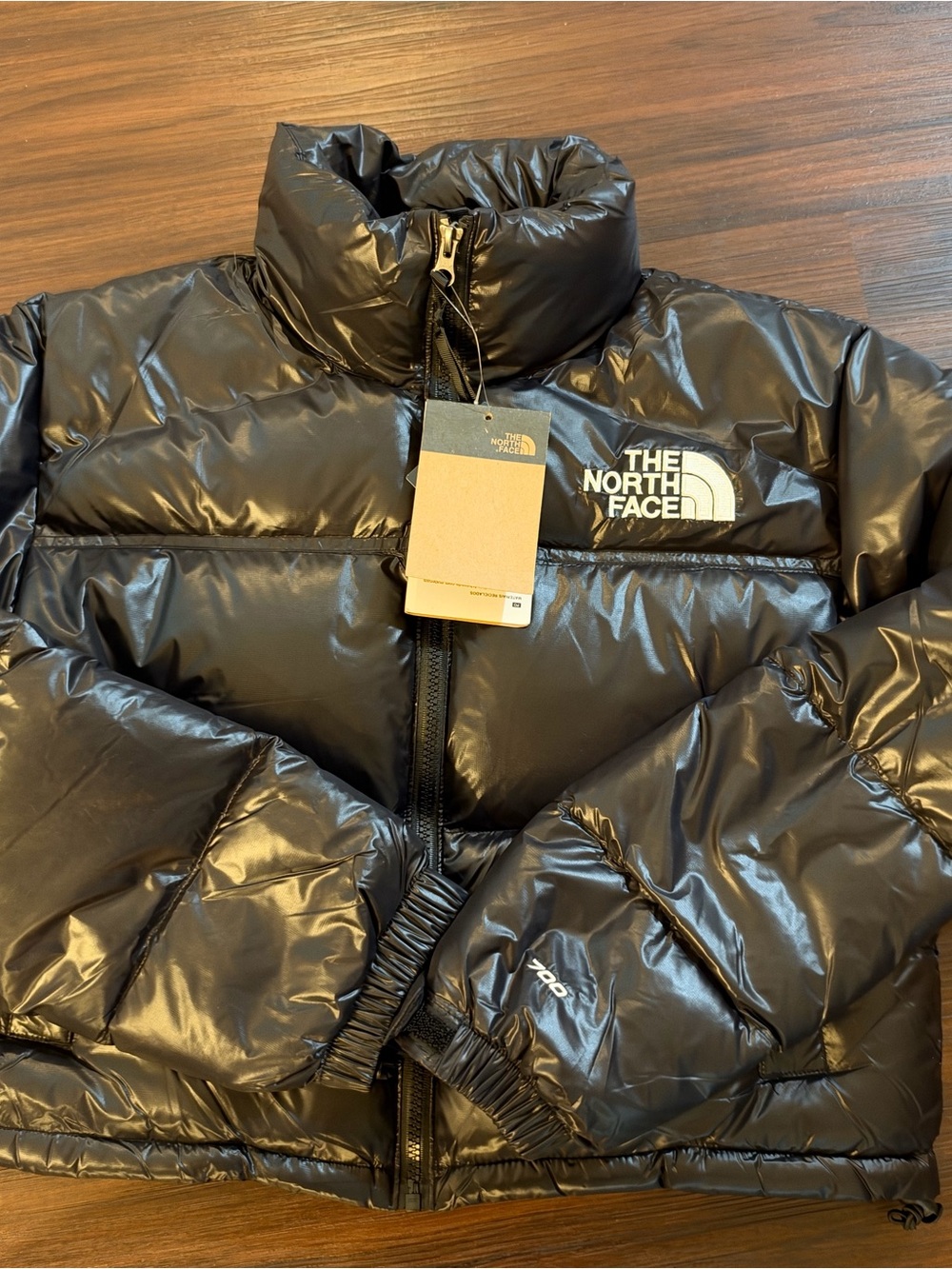 The North Face Nuptse Down Cropped Puffer Jacket - NWT